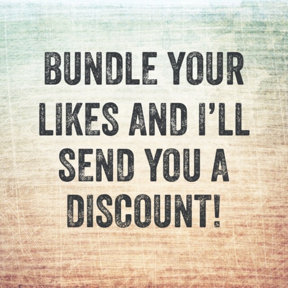 Bundle your likes for a discount!